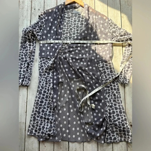 Vine Street Apparel | sheer | mesh | long sleeve | open front | cardigan | small - Picture 4 of 8